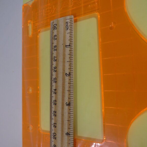 FISKARS “Shape Template” (4) Rectangles, Shapes #2, Stars, Ovals - Picture 6 of 10